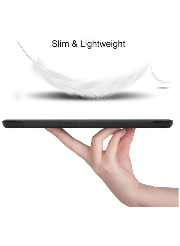 Case Compatible with Suitable for Huawei MatePad SE 11 Inch 2024,Foldable TPU Anti-yellowing Protective Case (Black) - Image 3
